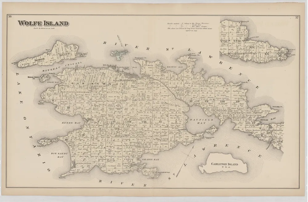 Carte de Wolf Island